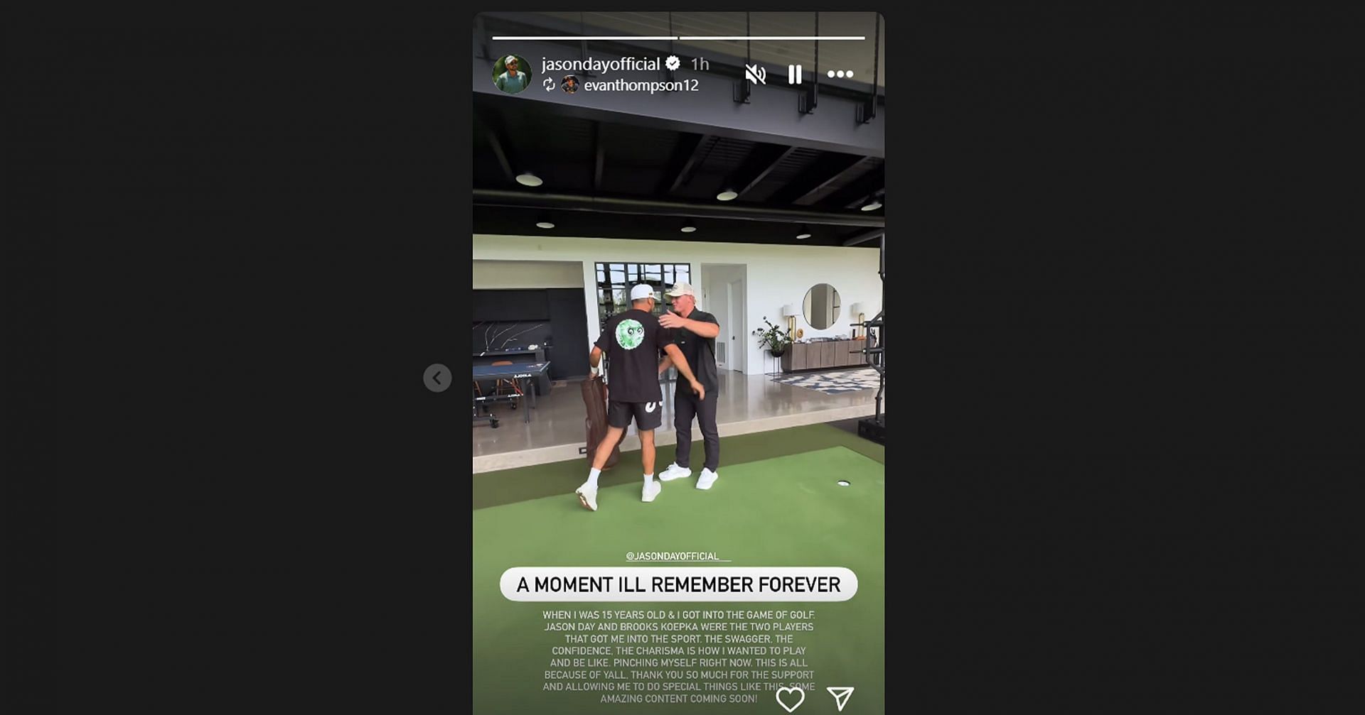 Jason Day spends the ‘day’ with ‘the boys’ amid the PGA Tour break/@jasondayofficial